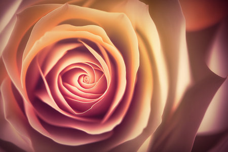 Blurred Rose Flower Background. Blurry Flower for Background. Generative AI.の素材