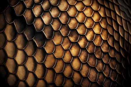 Snake skin texture background. Snake skin close up. Generative AIの素材