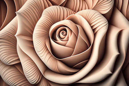rose flower background. Beautiful pink rose close up. Generative AI.の素材