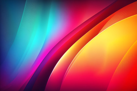 Abstract background with bright colors. Colorful modern screen. multicolor background. Generative AIの素材