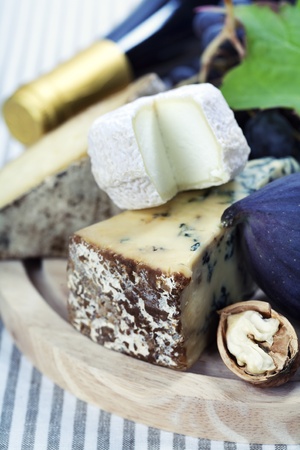 Red Wine and cheeseの写真素材