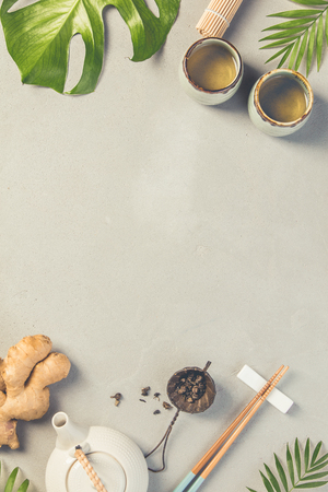 Asian food backgroundの写真素材