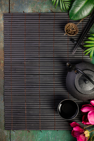Asian tea conceptの写真素材