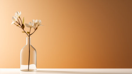 vase with a plant in it minimalistic composition still life Contemporary artの素材