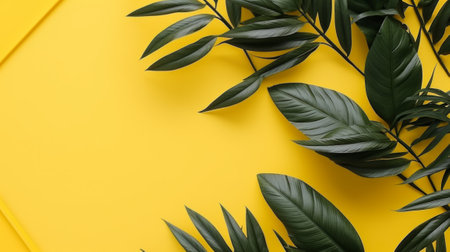 Minimal composition with pop art aesthetic, colorful still lifeの素材