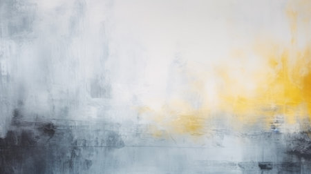 Closeup of abstract rough art painting texture, black white and greyの素材