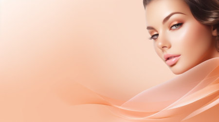 Luxury and premium photography for advertising product design. Copy space bannerの素材