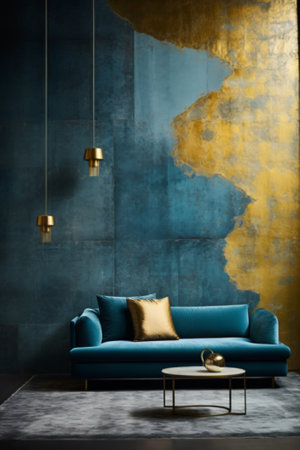 Old concrete wall with grainy texture  - modern roomの素材