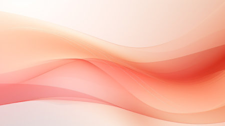Abstract fluid shapes composition. Modern peach wave background with liquid and splashes, organic shapes.の素材