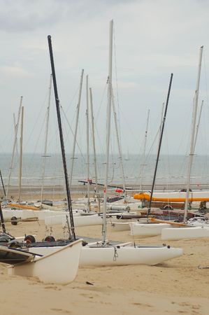 Yacht club on the Oostduinkerkeの写真素材