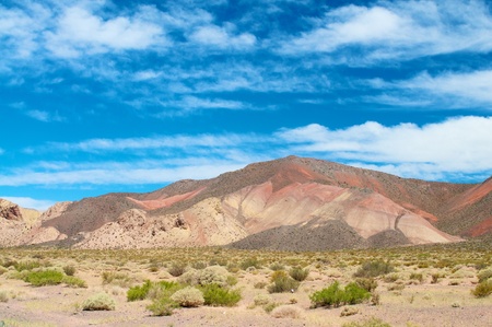 Hill in desert od Argentinaの写真素材