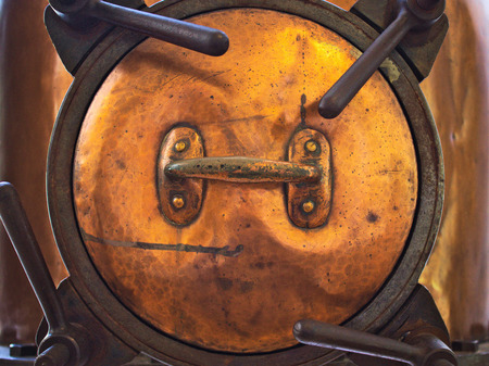 Vintage copper coverの写真素材