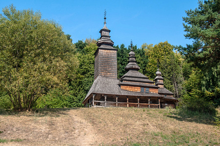Wooden churchの写真素材