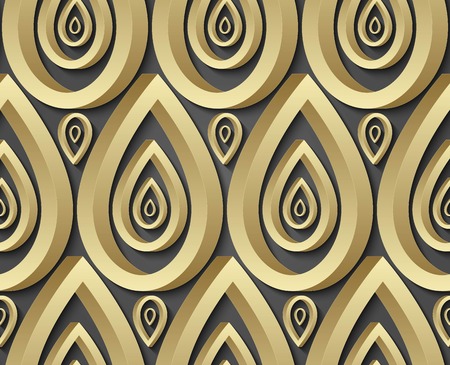 Geometric seamless pattern made shapes. Vector illustrationのイラスト素材