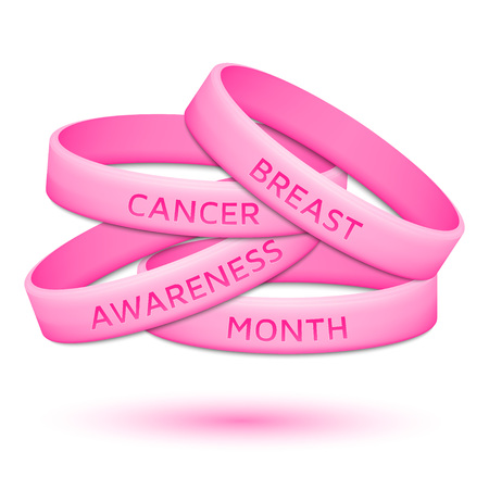 Breast Cancer Awareness Month Rubber Wristband Illustration のイラスト 素材 ストックフォト 写真素材のstock Foto ストックドットフォト
