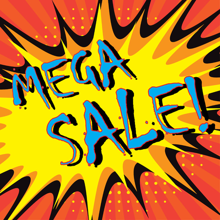 Pop art comic bubbles design, vector illustration.のイラスト素材