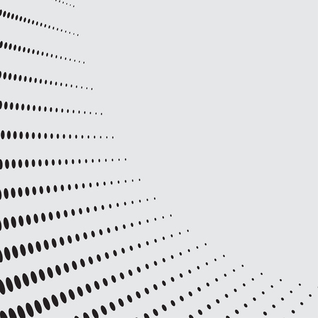 Halftone dots on white background. Vector illustration.のイラスト素材