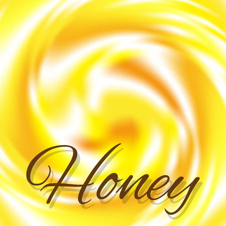 Sweet honey swirl abstract background , vector illustration.のイラスト素材