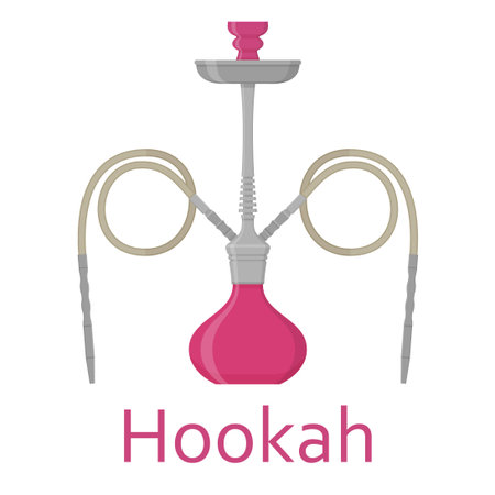 Hookah pipe vector illustration