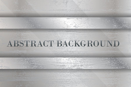 Metallic background with black silver lines luxury style with space for text and message design. Vector illustrationのイラスト素材