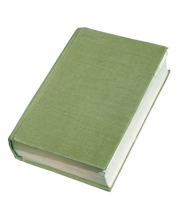 Aged book isolated with clipping pathの写真素材