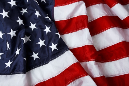 American flag background - shot and lit in studio American flag background - shot and lit in studio