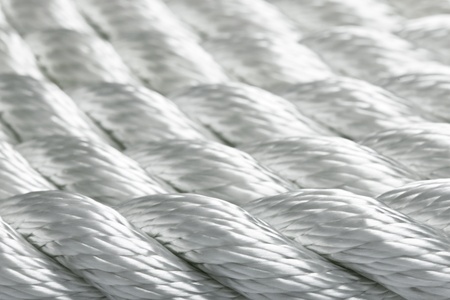 Macro study of a new ropeの写真素材