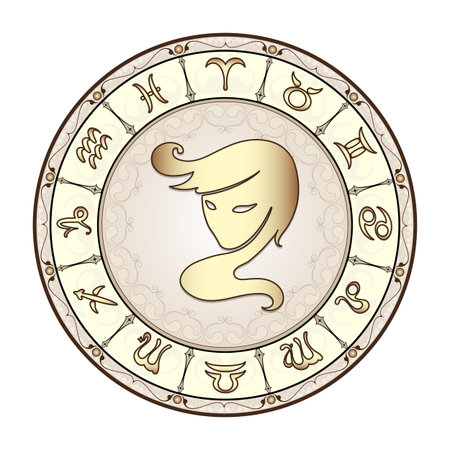 zodiac signs, vector illustration.のイラスト素材