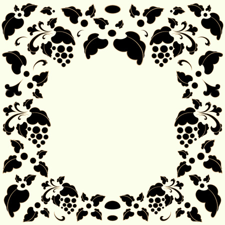 Vintage frame in retro style vector illustrationのイラスト素材