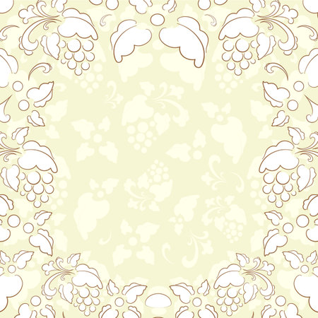 Vintage frame in retro style vector illustrationのイラスト素材