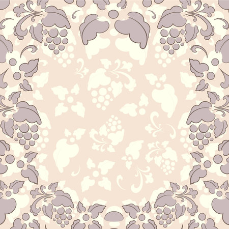 Vintage frame in retro style vector illustrationのイラスト素材