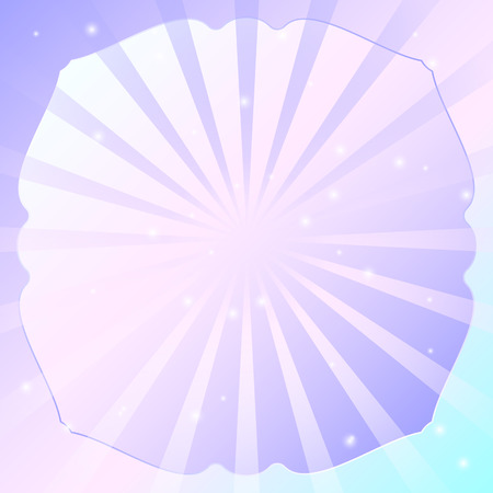 Frame for text , radial abstract background, vector illustrationのイラスト素材