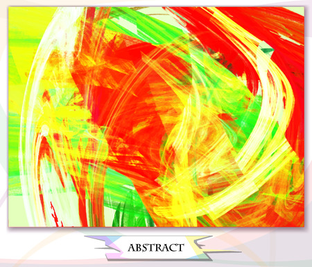 abstract background, watercolor, play of colors, vector illustrationのイラスト素材