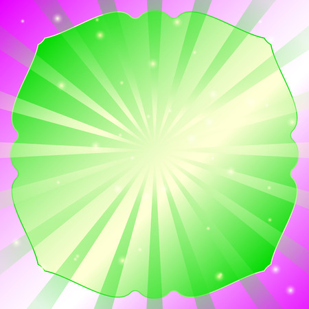Frame for text , radial abstract background, vector illustrationのイラスト素材