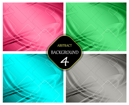 abstract wavy backgroundのイラスト素材