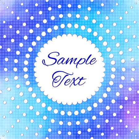 abstraction, radial background, retro, frame with place for text, vector illustrationのイラスト素材