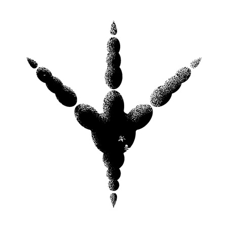 Trail birds illustrationのイラスト素材