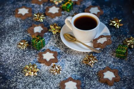 Merry Christmas card, frame, banner. New Year.の写真素材