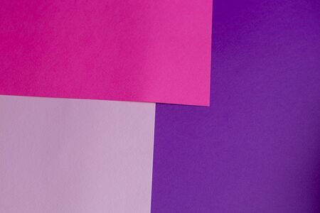 Concept mother's day, womens day, valentines day or birthday on a lilac color background. Hearts of different colors frame and white rectangle in the center. Suitable for greeting cards. Copy space.の写真素材