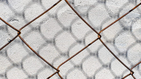 Old concrete wall, natural texture. Light background. The shadows. Copy space.