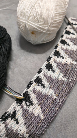 Knitting a bag from threads of different colors with a crochet hook. Step-by-step instructions for...