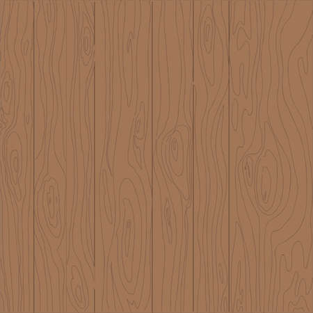 horizontally located boards of brown color with a wood textureのイラスト素材