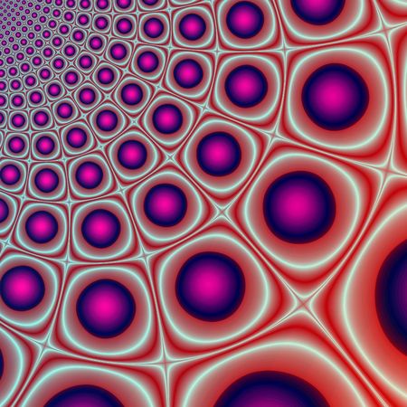 Abstract blue and lilac fractal rendered backgroundの写真素材