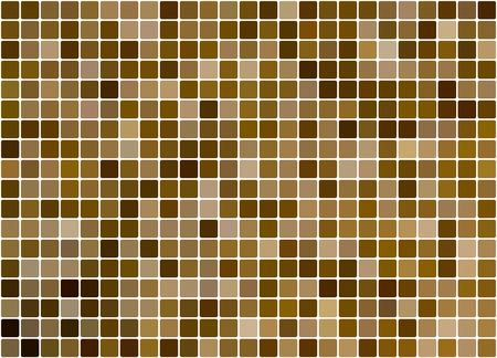 Brown and beige tiles on white backgroundの写真素材