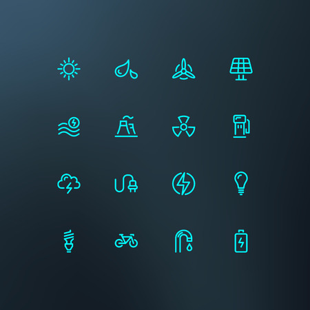 Energy Iconsのイラスト素材