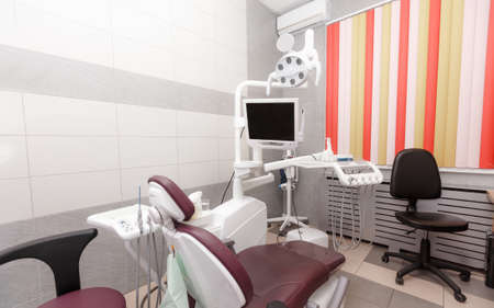 modern dental office with new equipment without people. New technology.の写真素材