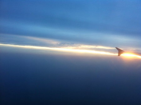 View from airplane.の素材