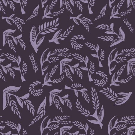 Leaves wallpaper pattern.のイラスト素材
