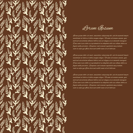 Vector vintage border frame logo engraving with retro ornament pattern in antique rococo style decorative designのイラスト素材