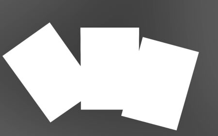 3g render a4 a3 a2 a5 a6 a1 paper. Book. Catalog Blank White Cover templateMock upの写真素材